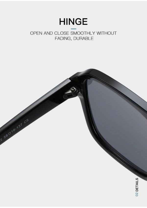 Square Double Beam Sunglasses Men And Women Retro Personality - Image 2
