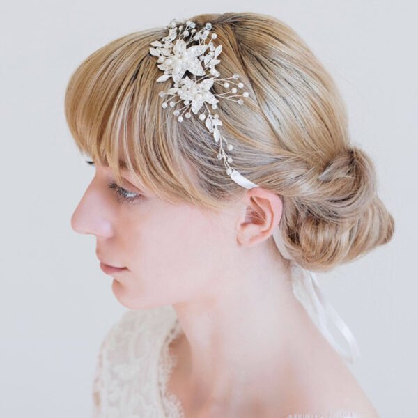 Gold And Silver Rhinestone Alloy Handmade Headdress - Image 6