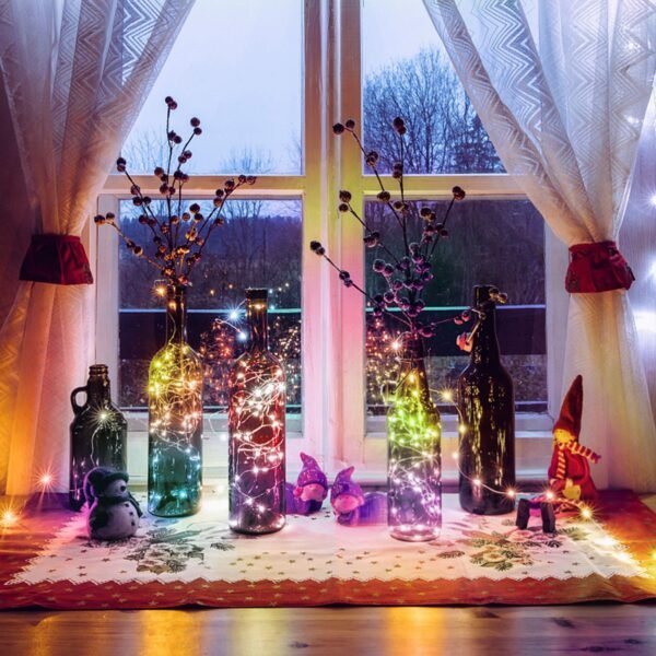 Smart LED String Lights Dancing With Music Sync Dreamcolor Fairy Lamp Garland For Home Christmas New Year's Decor Lighting - Image 6