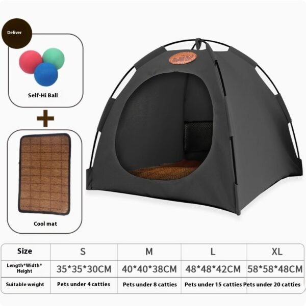 Four Seasons General Purpose Semi-enclosed Removable And Washable Cat Tent - Image 5