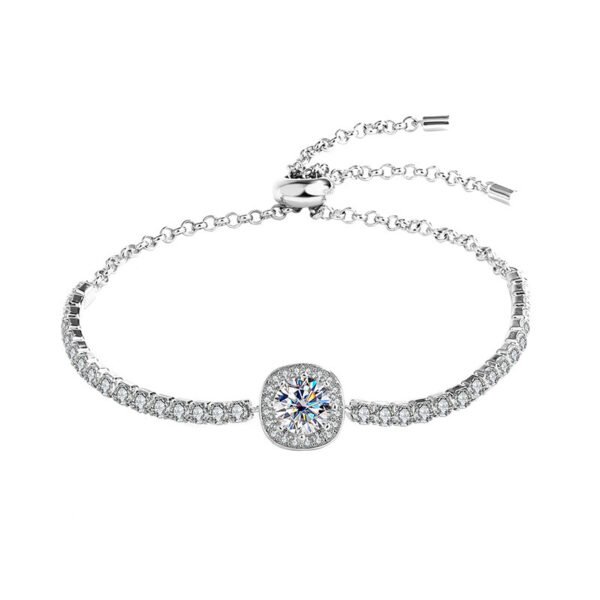 S925 Silver Moissanite Galaxy Bracelet - Image 5