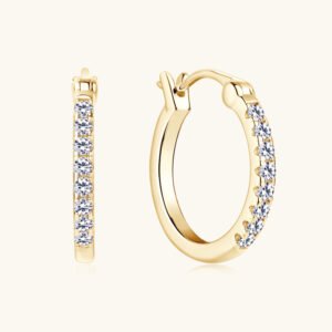 Fashion Moissanite Ear Ring Female S925 Silver Diamond Earrings