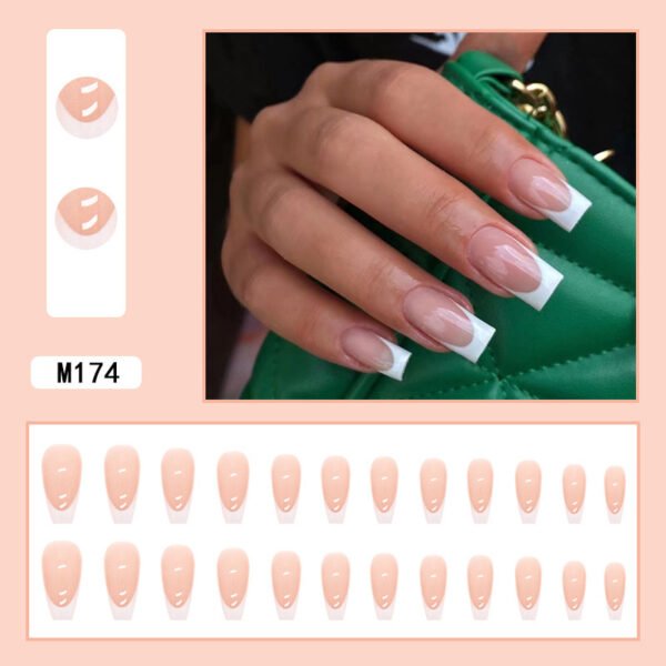 Chinese Style French Nail Tip Finished Product - Image 6