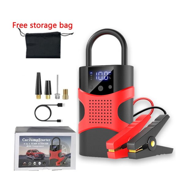 Automobile Emergency Start Power Source Portable Outdoor Digital Display Inflator - Image 3