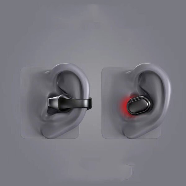 Ear Clip Bone Conduction Headphone Bluetooth-compatible 5.2 HIFI Wireless Earphone Touch Handsfree Sports Noise Cancelling Headset With Mic - Image 6