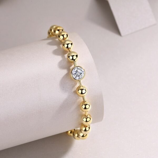 Women's Moissanite Chain Ins Style Bracelet - Image 5