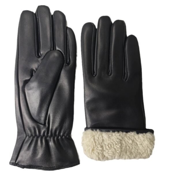 Winter Women's Warm Leather Gloves - Image 5
