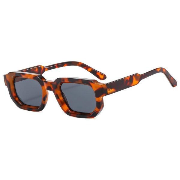 Retro Square Thick Small Frame Fashion Sunglasses For Women - Image 10