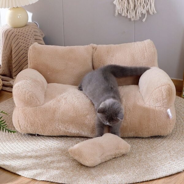 Winter Cat Nest Warm Sofa Plush - Image 2