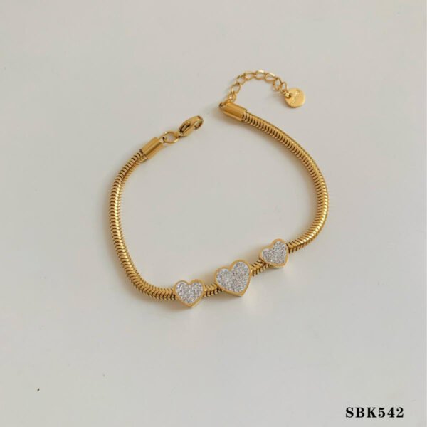 Retro Set Silver Crystal Heart Shaped Women's Bracelet Five Piece Set Fashion Geometry Adjustable Infinite Symbol Jewelry - Image 2