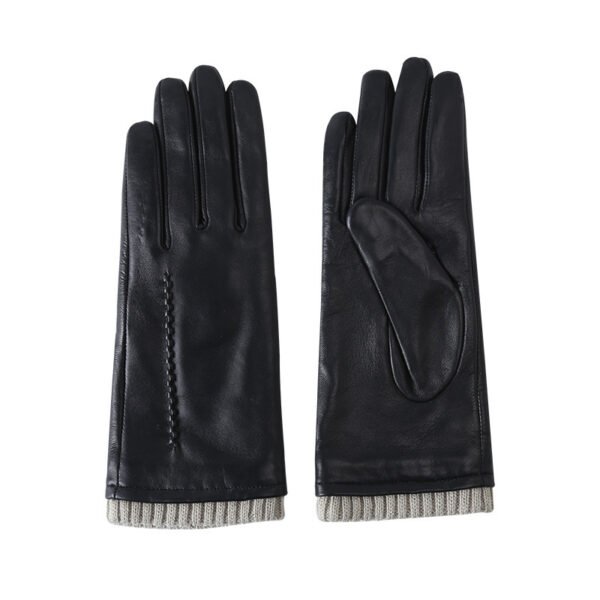 Winter Women's Warm Leather Gloves - Image 2
