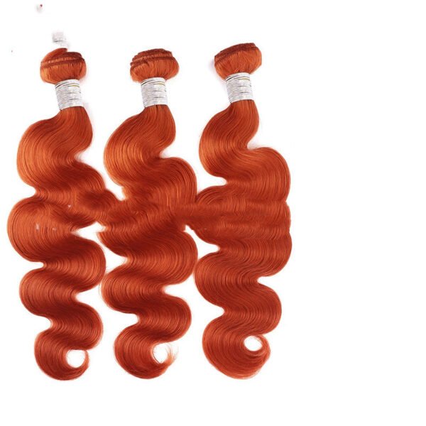 Real Hair Curtain Block Orange Europe And America - Image 2