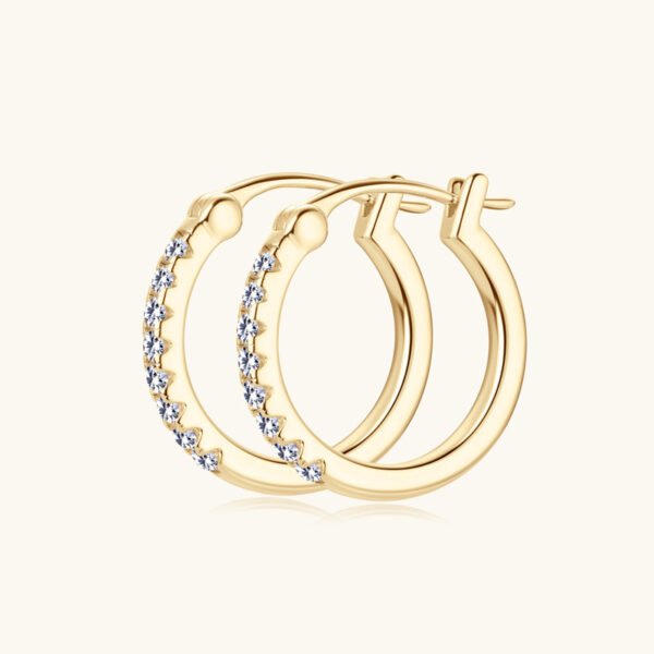 Fashion Moissanite Ear Ring Female S925 Silver Diamond Earrings - Image 5