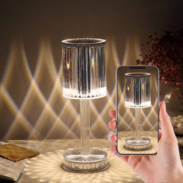 New Crystal Table Lamp Hotel Decoration Diamond Romantic Warm Led For Home Decor Romantic Gift Night Light - Image 6