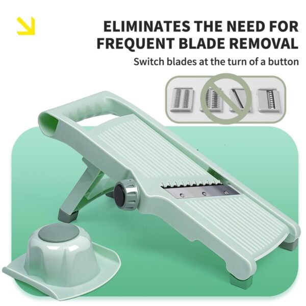 Household Vegetable Cutting Potato Slicer Shredder Multifunctional Fruit Julienne Slicer Grater With Handle Kitchen Gadgets - Image 4