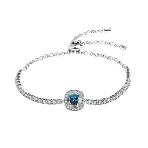 S925 Silver Moissanite Galaxy Bracelet - Image 7