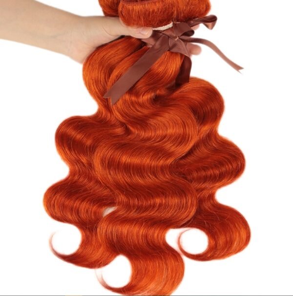 Real Hair Curtain Block Orange Europe And America - Image 4