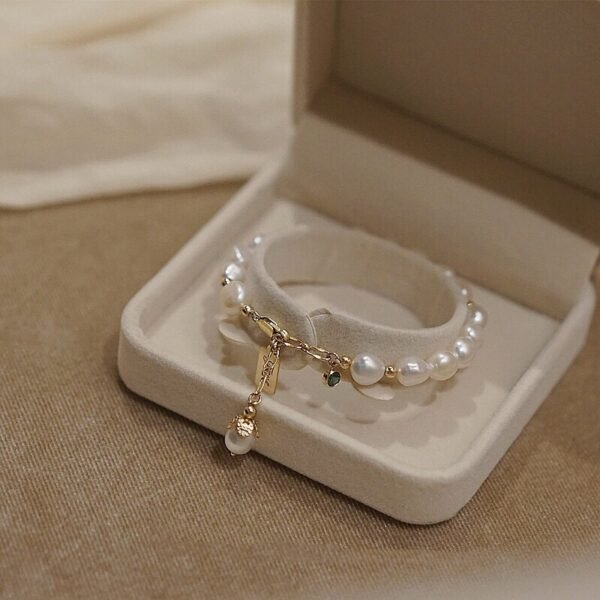 Natural Zircon Pearl Bracelet Ins Fashion Luxury Jewelry - Image 7