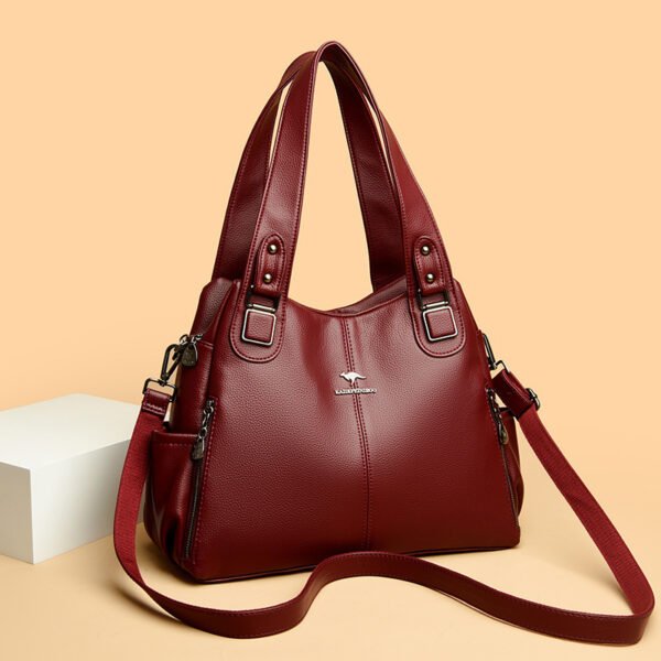 New Women's Shoulder Bag Fashion Elegant Crossbody Bag Vintage Shoulder Tote Bag Designer Ladies Large Capacity Purse Bags - Image 4