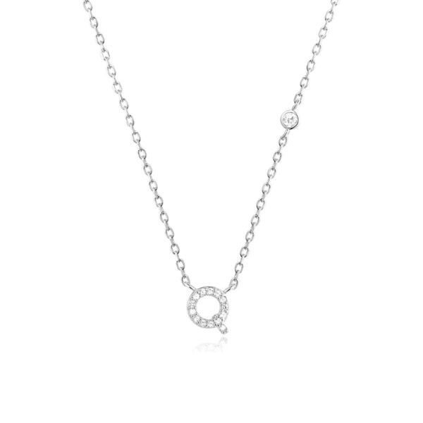 Fashion Jewelry Luxury Gold Color A-Z 26 Letters Necklace CZ Pendant For Women Cute Initials Name Necklace Fashion Party Wedding Jewelry Gift - Image 10