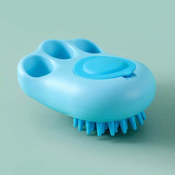 Durable Cat Paw Bath Brush Fine Foaming Labor-saving Cartoon Shape Pet Dog Cat Pet Hair Grooming Brush Reusable Dog Hair Comb Pet Products - Image 7