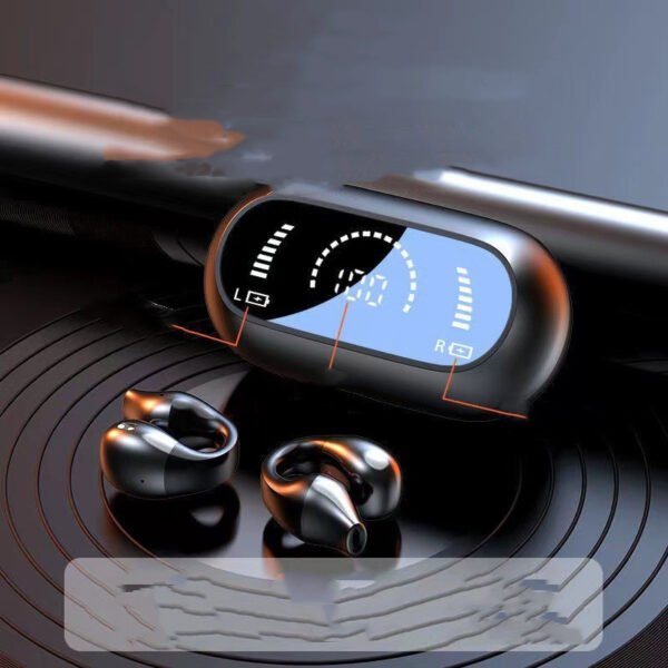 Ear Clip Bone Conduction Headphone Bluetooth-compatible 5.2 HIFI Wireless Earphone Touch Handsfree Sports Noise Cancelling Headset With Mic - Image 5