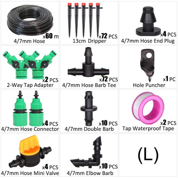 50M Automatic Garden Irrigation System Kit Timer - Image 2