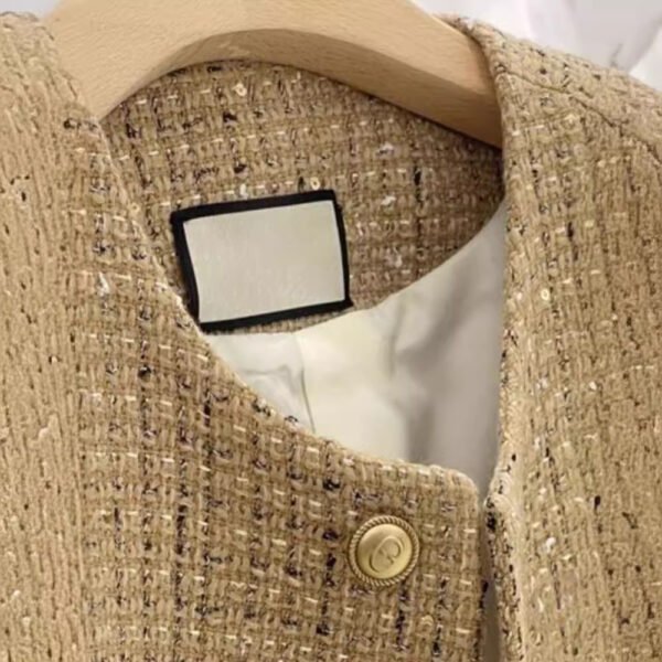 Classic Style Short Women's Coat - Image 6