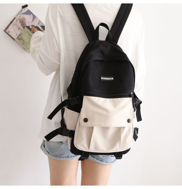 Japanese Tooling Color-Blocking Backpack - Image 3