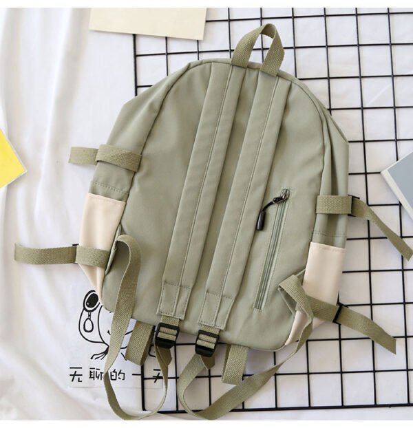 Japanese Tooling Color-Blocking Backpack - Image 9