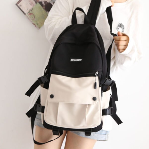 Japanese Tooling Color-Blocking Backpack - Image 7