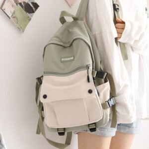 Japanese Tooling Color-Blocking Backpack