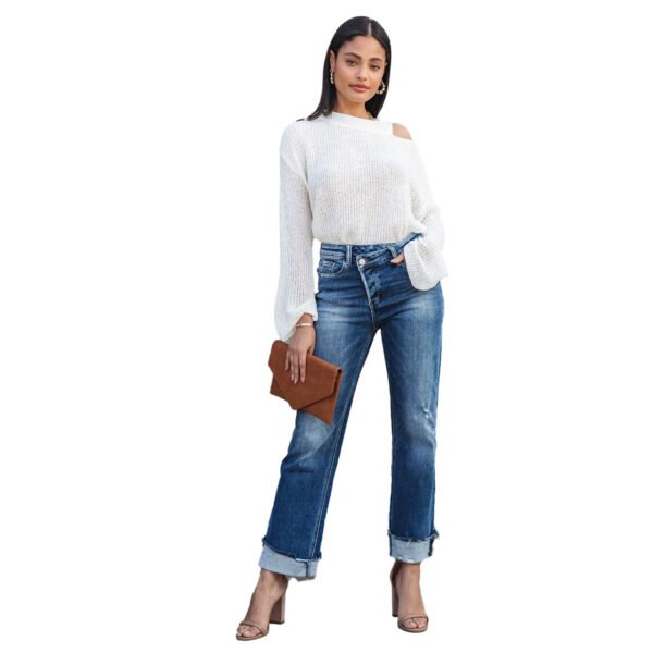Women's Fashion Individual Casual Loose Jeans - Image 3