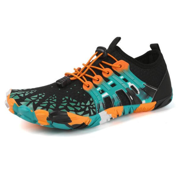 Men's Off-road Running Shoes, Lightweight Exercise Scattered Barefoot Shoes Non-slip Outdoor Walking Pumps - Image 4