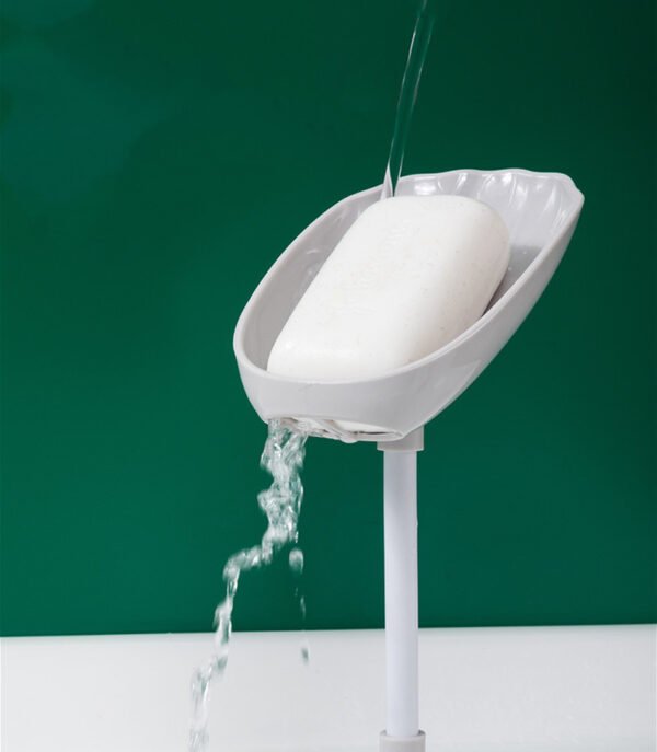 Portable Draining Soap Box Perforation-free Creative Non-water Soap Holder Shell Soapbox Household Bathroom Storage Accessories - Image 3