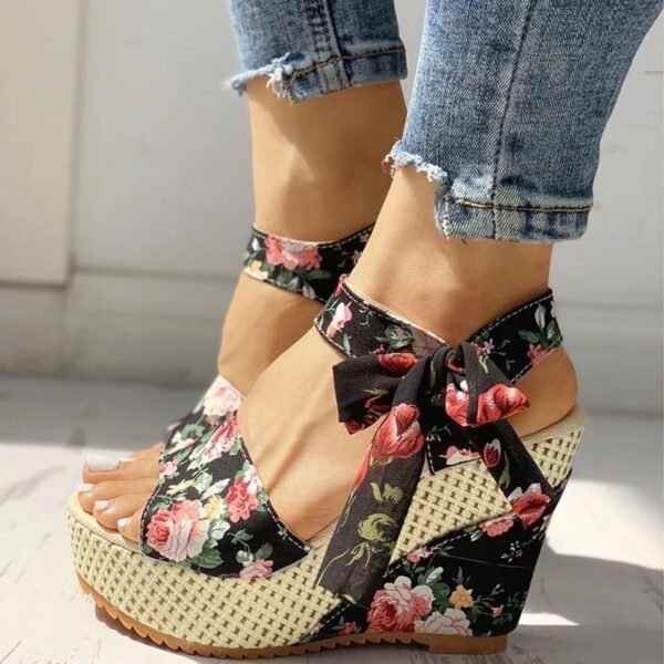 Women's Fashion Wedge Fish Mouth Sandals - Image 10