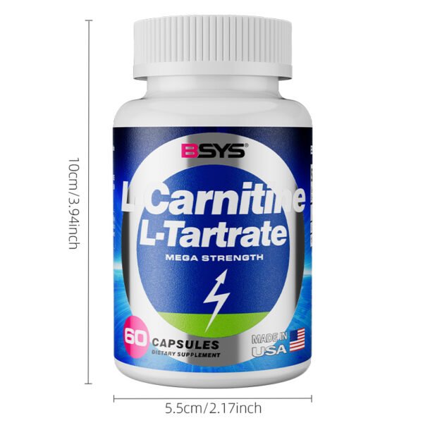 BSYS L-Carnitine L-Tartrate 60's - Image 7