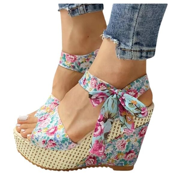 Women's Fashion Wedge Fish Mouth Sandals - Image 4