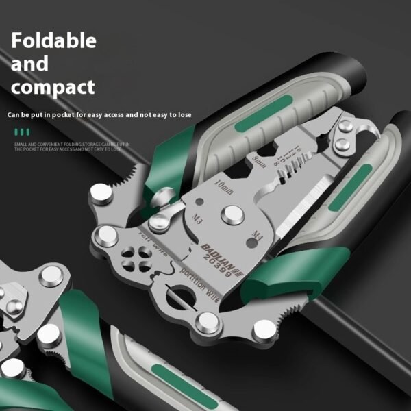 Foldable Wire Stripper Multifunctional Pulley Design - Image 3