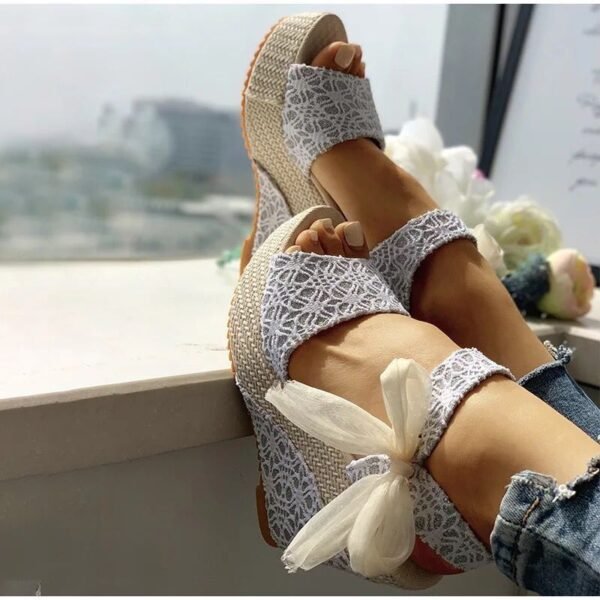 Women's Fashion Wedge Fish Mouth Sandals - Image 9