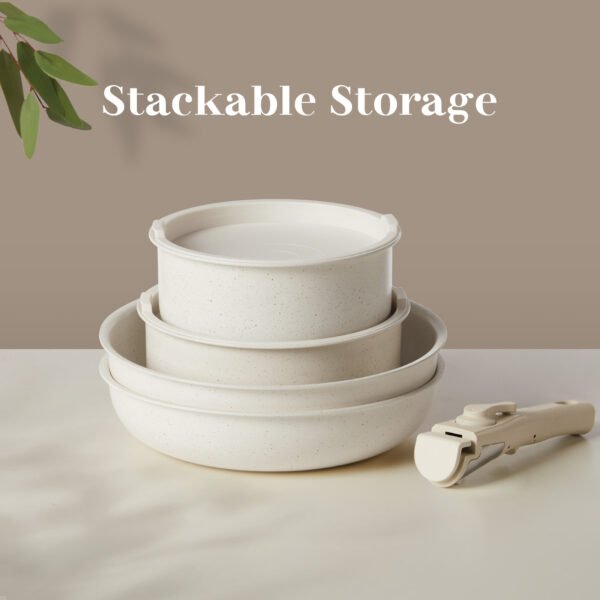 12 POTS And Pans Set, Non-stick Kitchen Cookware Set - Image 6
