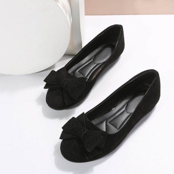 Fashion Bowknot Flats Shoes Casual Round Toe Loafers Cozy Shoes For Women - Image 6