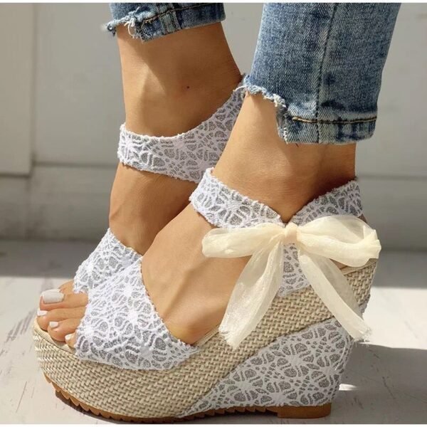 Women's Fashion Wedge Fish Mouth Sandals - Image 3
