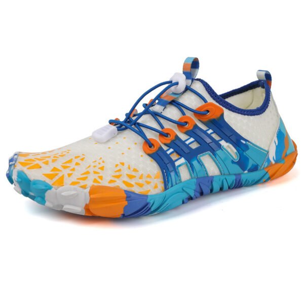 Men's Off-road Running Shoes, Lightweight Exercise Scattered Barefoot Shoes Non-slip Outdoor Walking Pumps - Image 10