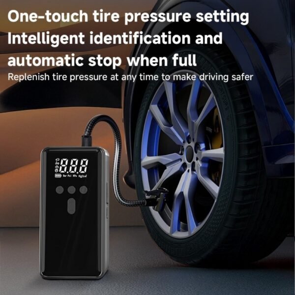 Car Battery Starter With Air Compressor 12V 2000A Car Battery Starter Digital Tire Inflator - Image 4