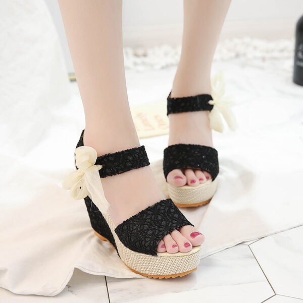 Women's Fashion Wedge Fish Mouth Sandals - Image 5