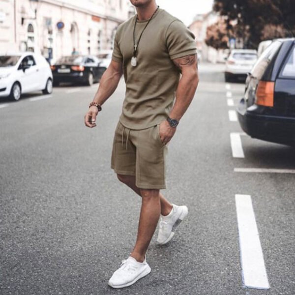 Short Sleeve Shorts Two-Piece Sports And Leisure - Image 8