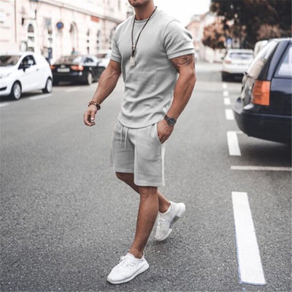 Short Sleeve Shorts Two-Piece Sports And Leisure - Image 2