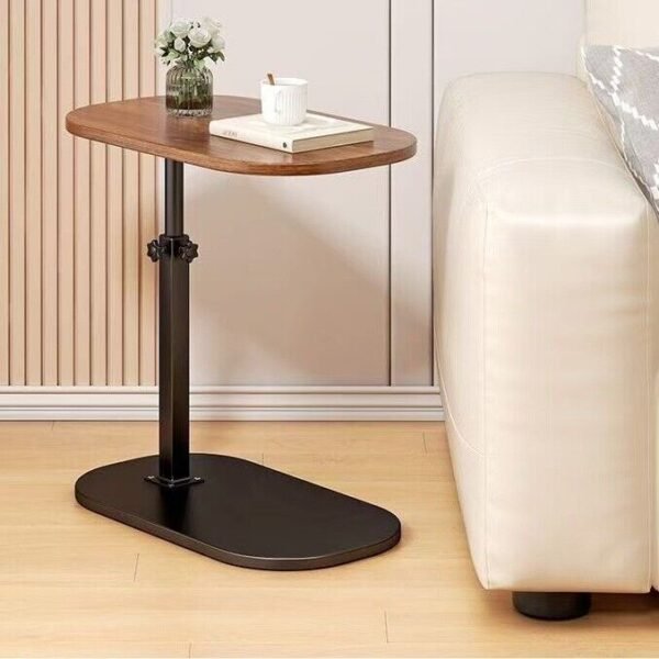 Adjustable C-Shaped Sofa Side End Table Coffee Laptop Table Living Room Bedroom - Image 8