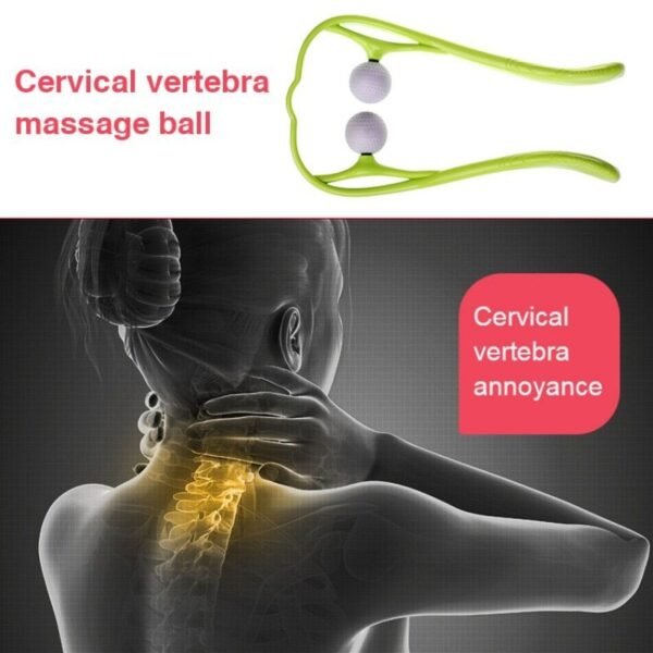 Plastic Pressure Point Therapy Neck Massageador Massagem Relieve Hand Roller Neck Massager For Neck Shoulder Trigger Point - Image 9